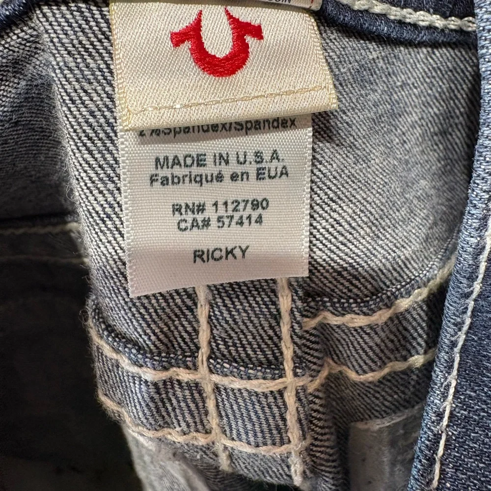 True Religion Dark Blue Straight Jeans